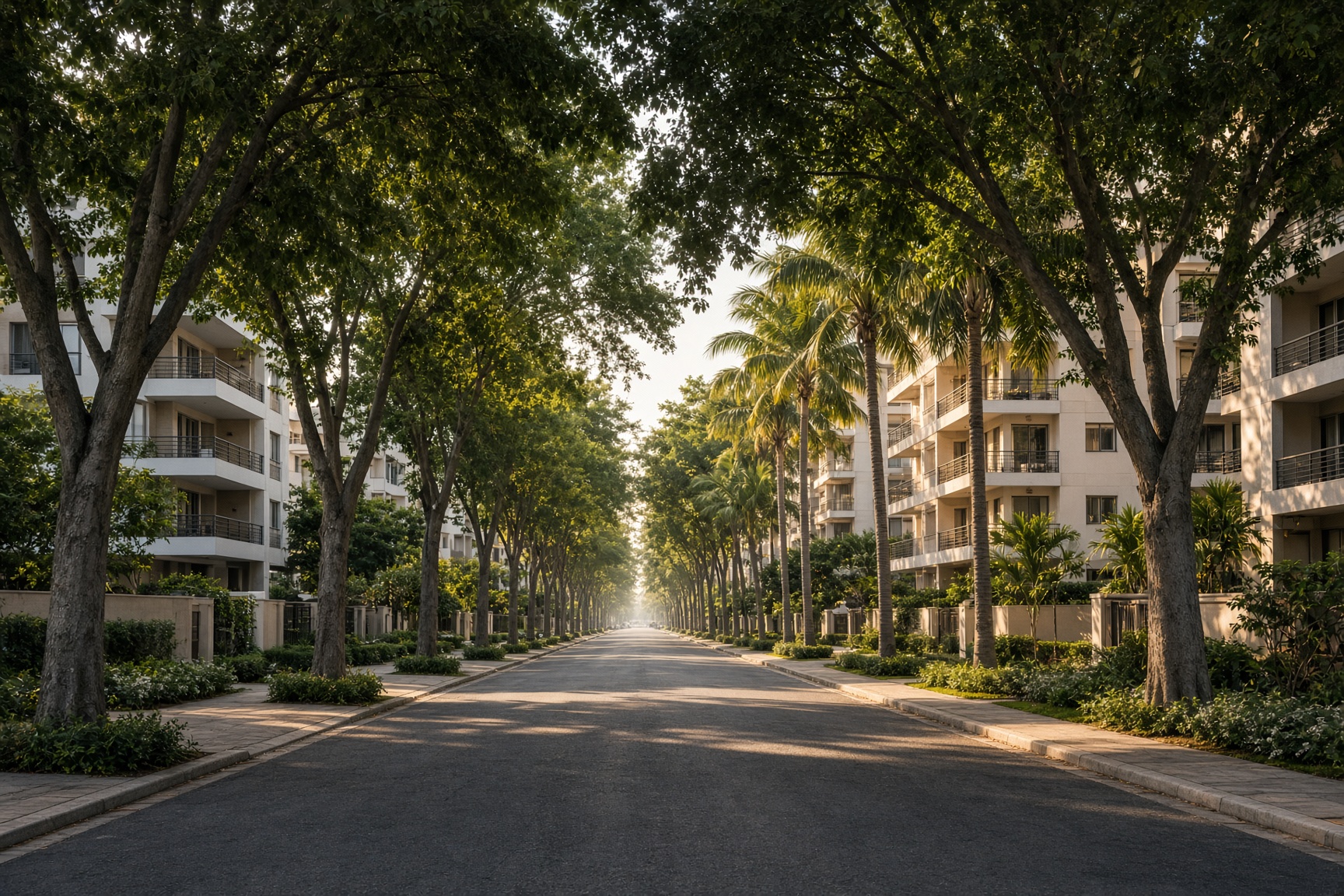 Avenida arborizada na Aldeota, Fortaleza